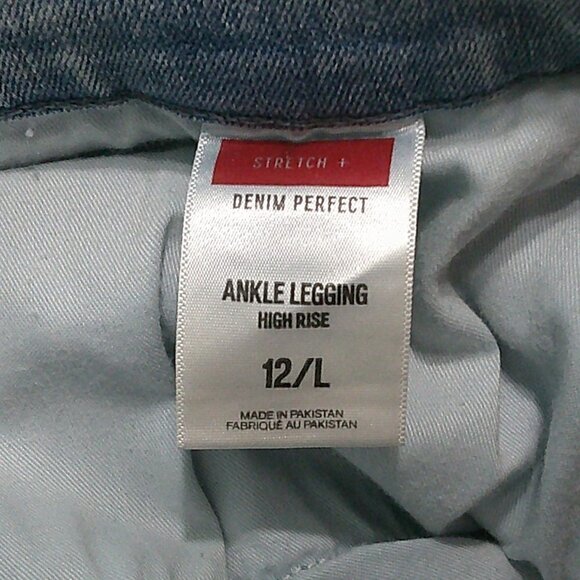 Express - High Rise Ankle Legging Jeans - Size 12/L - Picture 7 of 7